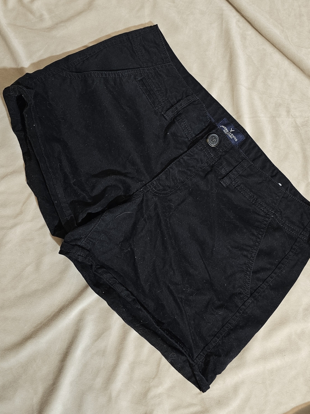American Eagle Outfitters Black Women’s Flat Front Shorts
